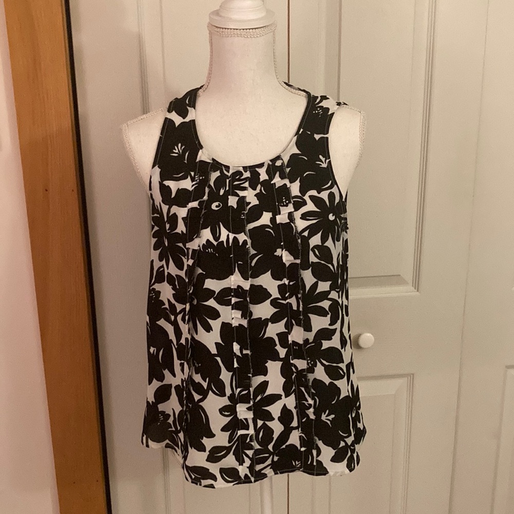 Elle print top sz S